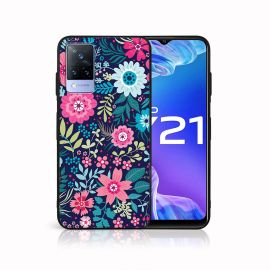 zadný kryt Vivo Y33s - MY ART Silikónový obal Vivo Y21 / Y21s / Y33s FLORA (038)