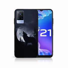zadný kryt Vivo Y33s - MY ART Silikónový obal Vivo Y21 / Y21s / Y33s WOLF (247)