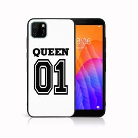 zadný kryt Huawei Y5p - MY ART Silikónový obal Huawei Y5p QUEEN (030)