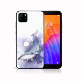 zadný kryt Huawei Y5p - MY ART Silikónový obal Huawei Y5p WHALE (032)