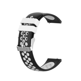 remienok na hodinky Huawei Watch 3 Pro - Remienok Huawei Watch 3 / 3 Pro čierny-biely
