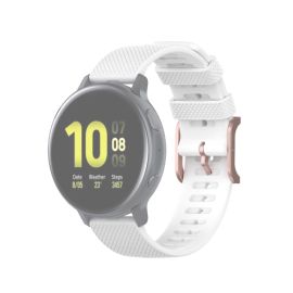 remienok na hodinky Samsung Galaxy Active 1 / 2 / 3 - Remienok Samsung Galaxy Active 3 / Active 2 (20mm) biely