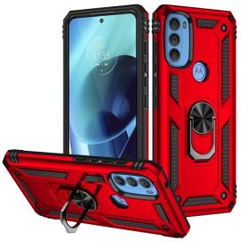 zadný kryt Motorola Moto G71 5G - RING Ochranný obal pre Motorola Moto G71 5G červený
