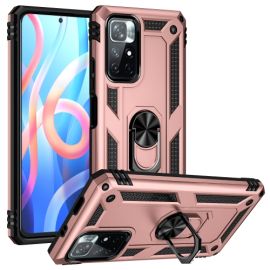 zadný kryt Xiaomi Redmi Note 11S 5G - RING Ochranný obal pre Xiaomi Poco M4 Pro 5G / Redmi Note 11S 5G ružový