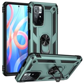 zadný kryt Xiaomi Redmi Note 11S 5G - RING Ochranný obal pre Xiaomi Poco M4 Pro 5G / Redmi Note 11S 5G zelený