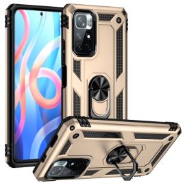 zadný kryt Xiaomi Redmi Note 11S 5G - RING Ochranný obal pre Xiaomi Poco M4 Pro 5G / Redmi Note 11S 5G zlatý
