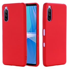 zadný kryt Sony Xperia 10 III - RUBBER Gumený kryt Sony Xperia 10 III červený