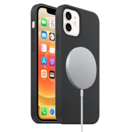 zadný kryt Apple iPhone 12 mini - RUBBER MAGSAFE Kryt Apple iPhone 12 mini čierny
