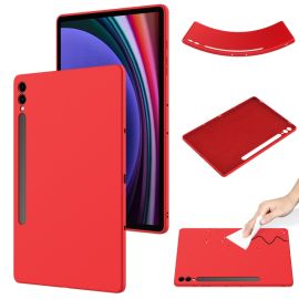 zadný kryt Samsung Galaxy Tab S9+ - RUBBER Ochranný kryt pre Samsung Galaxy Tab S9 FE+ / S9+ / S10+ červený