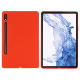 zadný kryt Samsung Galaxy Tab S9 Ultra - RUBBER Ochranný kryt pre Samsung Galaxy Tab S9 Ultra / Tab S10 Ultra červený