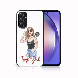 zadný kryt Samsung Galaxy A14 5G - MY ART Ochranný kryt pre Samsung Galaxy A14 / A14 5G TOUGH GIRL (131)