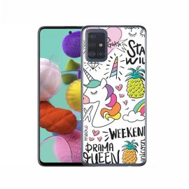 zadný kryt Kryty na mobil - MY ART Ochranný kryt Samsung Galaxy A71 UNICORN (063)