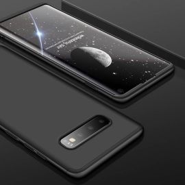 obojstranný kryt, zadný kryt Kryty na mobil - 360° Ochranný obal Samsung Galaxy S10 čierny