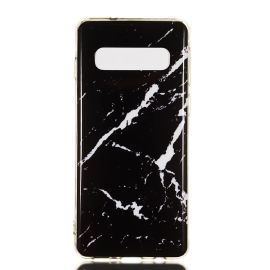 zadný kryt Kryty na mobil - MARBLE Ochranný kryt Samsung Galaxy S10 BLACK