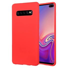 zadný kryt Kryty na mobil - MERCURY SOFT FEELING kryt Samsung Galaxy S10 Plus červený