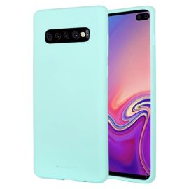 zadný kryt Kryty na mobil - MERCURY SOFT FEELING kryt Samsung Galaxy S10 Plus mentolový