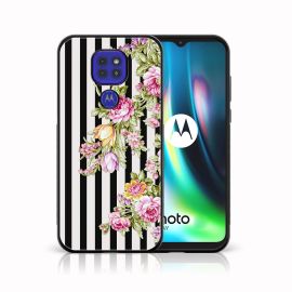 zadný kryt Motorola Moto E7 Plus - MY ART Silikónový kryt Motorola Moto G9 Play / E7 Plus STRIPS (176)