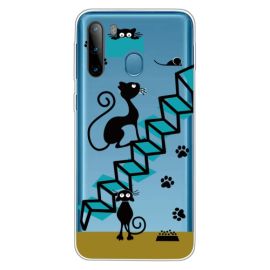 zadný kryt Samsung Galaxy A21 - ART Silikónový kryt Samsung Galaxy A21 CAT