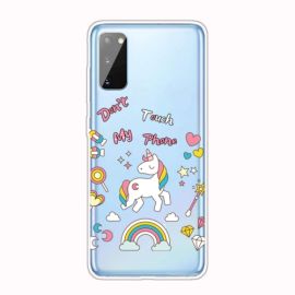 zadný kryt Samsung - ART Silikónový kryt Samsung Galaxy A41 UNICORN