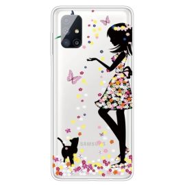 zadný kryt Samsung Galaxy M51 - ART Silikónový kryt Samsung Galaxy M51 GIRL