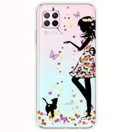 zadný kryt Huawei - ART Silikónový kryt Huawei P40 Lite GIRL