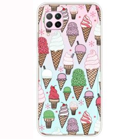 zadný kryt Huawei - ART Silikónový kryt Huawei P40 Lite ICE CREAM