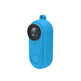 obojstranný kryt Insta360 - PULUZ Silikónový obal pre Insta360 GO 2 modrý