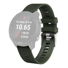 remienok na hodinky Garmin - Remienok Garmin Forerunner 245 tmavozelený