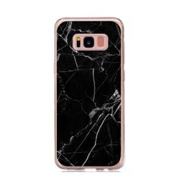 zadný kryt Samsung Galaxy S8 - PROTEMIO MY ART obal Samsung Galaxy S8 BLACK MARBLE (142)