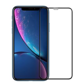 sklo / fólia Apple - 3D Tvrdené (temperované) sklo Apple iPhone XR / iPhone 11 čierne