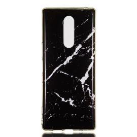 zadný kryt Kryty na mobil - MARBLE Ochranný kryt Sony Xperia 1 BLACK