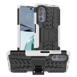 zadný kryt Motorola Moto G62 5G - STAND Extra odolný obal Motorola Moto G62 5G biely