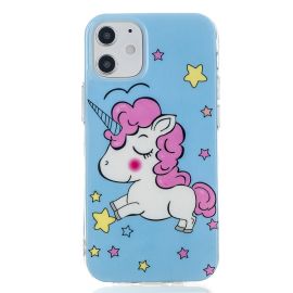 zadný kryt Apple iPhone 12 mini - ART TPU Svietiaci obal Apple iPhone 12 mini UNICORN