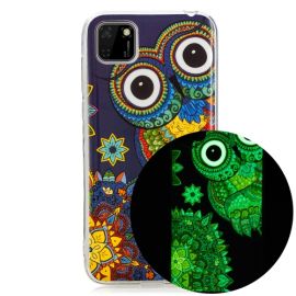 zadný kryt Huawei Y5p - ART TPU Svietiaci obal Huawei Y5p OWL