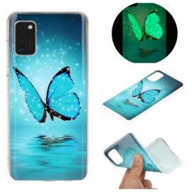 zadný kryt Samsung Galaxy A41 - ART TPU Svietiaci kryt Samsung Galaxy A41 BUTTERFLY