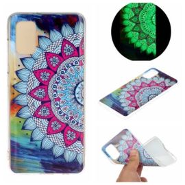zadný kryt Samsung - ART TPU Svietiaci kryt Samsung Galaxy A41 MANDALA
