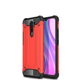 zadný kryt Xiaomi Redmi 9 - TOUGH Ochranný kryt Xiaomi Redmi 9 červený
