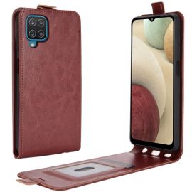 peňaženkové / vyklápacie puzdro Samsung Galaxy A12 - Vyklápacie puzdro Samsung Galaxy A12 / M12 hnedé
