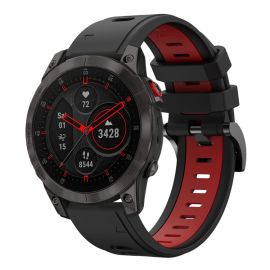 remienok na hodinky Garmin Epix 2 (2. generácia) - DOUBLE - COLOR RUBBER Remienok pre Garmin Epix Gen 2 (2. generácia) čierny