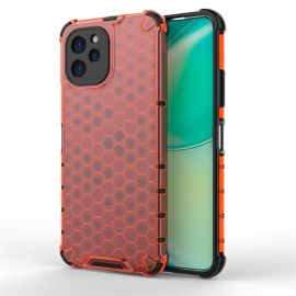 zadný kryt Huawei Nova Y61 - HONEYCOMB Ochranný kryt Huawei Nova Y61 červený