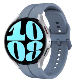 remienok na hodinky Samsung Galaxy Watch6 40mm - SILICONE Remienok pre Samsung Galaxy Watch6 Classic (47mm / 43mm) a Watch6 (44mm / 40mm) svetlomodrý