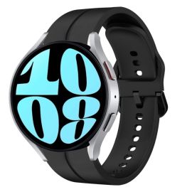 remienok na hodinky Samsung Galaxy Watch6 40mm - SILICONE Remienok pre Samsung Galaxy Watch6 Classic (47mm / 43mm) a Watch6 (44mm / 40mm) čierny