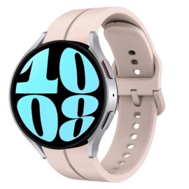 remienok na hodinky Samsung Galaxy Watch6 40mm - SILICONE Remienok pre Samsung Galaxy Watch6 Classic (47mm / 43mm) a Watch6 (44mm / 40mm) ružový
