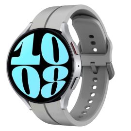 remienok na hodinky Samsung Galaxy Watch6 40mm - SILICONE Remienok pre Samsung Galaxy Watch6 Classic (47mm / 43mm) a Watch6 (44mm / 40mm) šedý