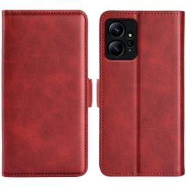 peňaženkové / vyklápacie puzdro Xiaomi Redmi Note 12 - SIDE Peňaženkové puzdro pre Xiaomi Redmi Note 12 červené