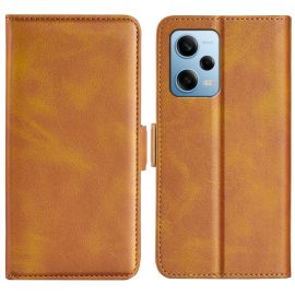 peňaženkové / vyklápacie puzdro Xiaomi Redmi Note 12 Pro 5G - SIDE Peňaženkové puzdro pre Xiaomi Redmi Note 12 Pro 5G svetlohnedé