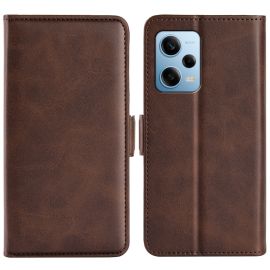 peňaženkové / vyklápacie puzdro Xiaomi Redmi Note 12 Pro 5G - SIDE Peňaženkové puzdro pre Xiaomi Redmi Note 12 Pro 5G tmavohnedé