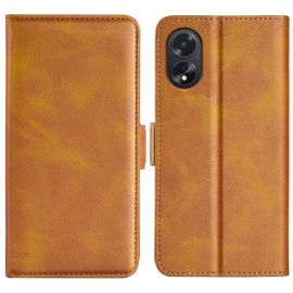 peňaženkové / vyklápacie puzdro Oppo A38 - SIDE Peňaženkové puzdro pre Oppo A38 svetlohnedé