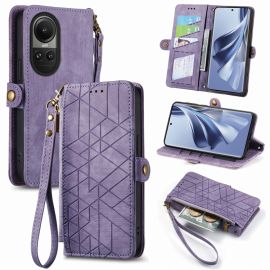 peňaženkové / vyklápacie puzdro Oppo Reno10 5G - GEOM Peňaženkové puzdro pre Oppo Reno10 5G / Reno 10 Pro 5G fialové