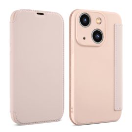 zaklápacie puzdro Apple iPhone 15 - SOFTY Zaklápací obal pre Apple iPhone 15 svetloružový
